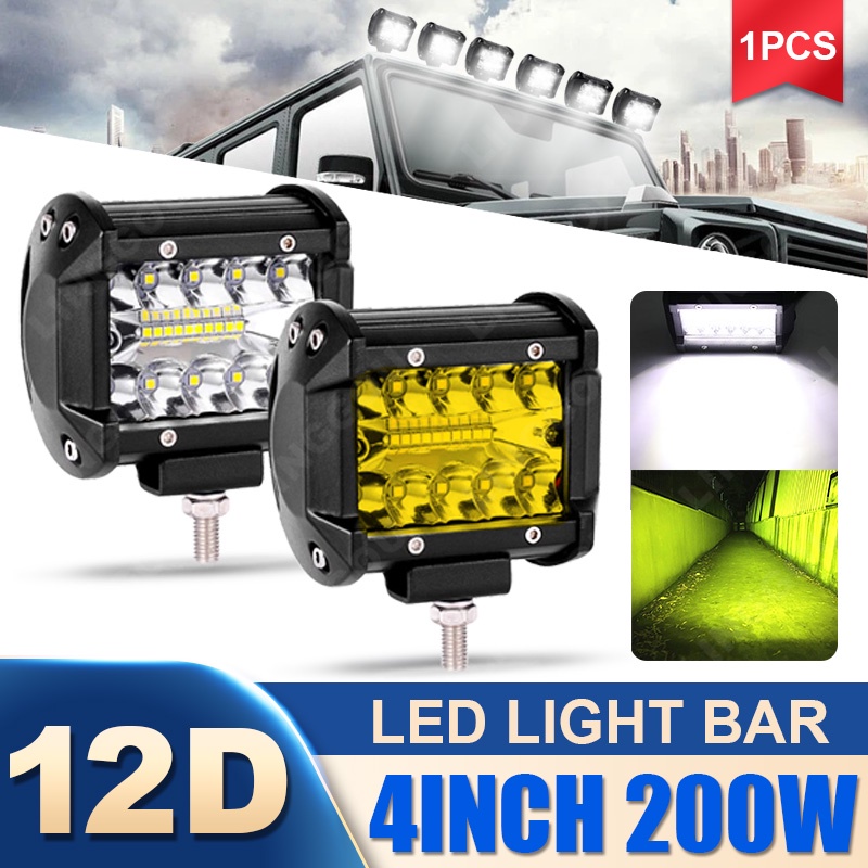 Super brigh 4 Inch 200W Car Led Work Light Bar Spot Driving Lamp