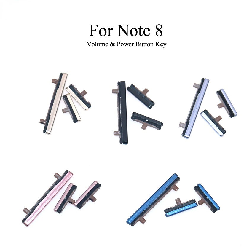 For Samsung Galaxy Note 8 Side Volume Button + Power ON / OFF Buttton ...