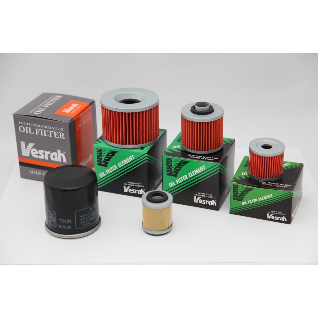 Vesrah Japan Oil Filter SF4005 &SF4007-R25,Z800,Mt09,MT07,CB1000R ...