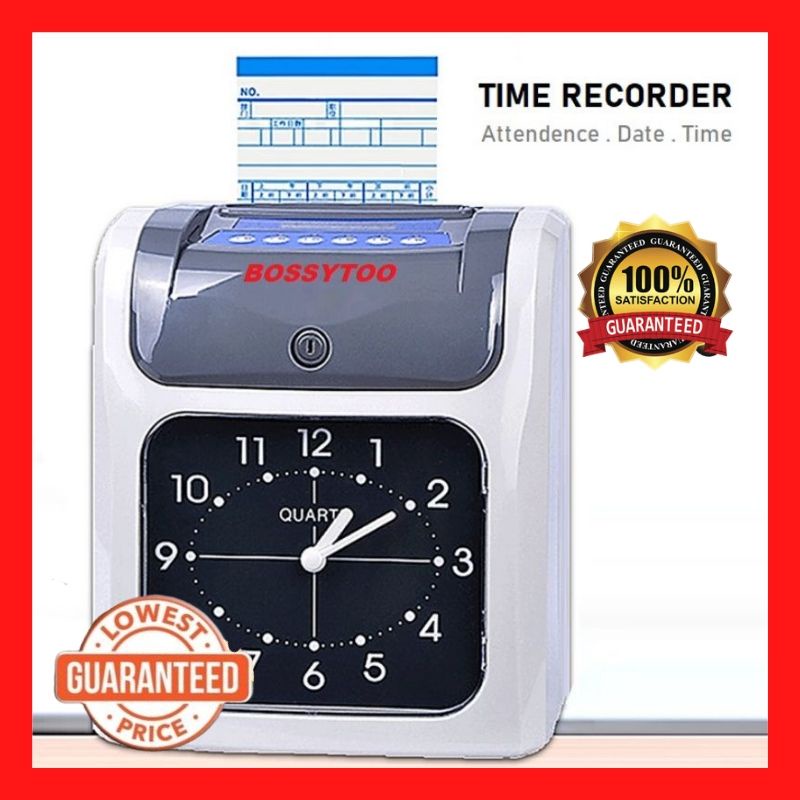 GOOD QUALITY Time card machine Punch card machine Mesin punch card