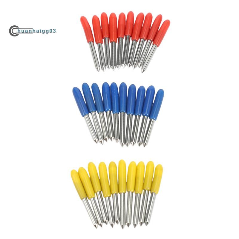 30-Pack Plotter Blades For Roland, GCC, Rabbit Vinyl Cutters | 30°, 45°, & 60° Angles Included