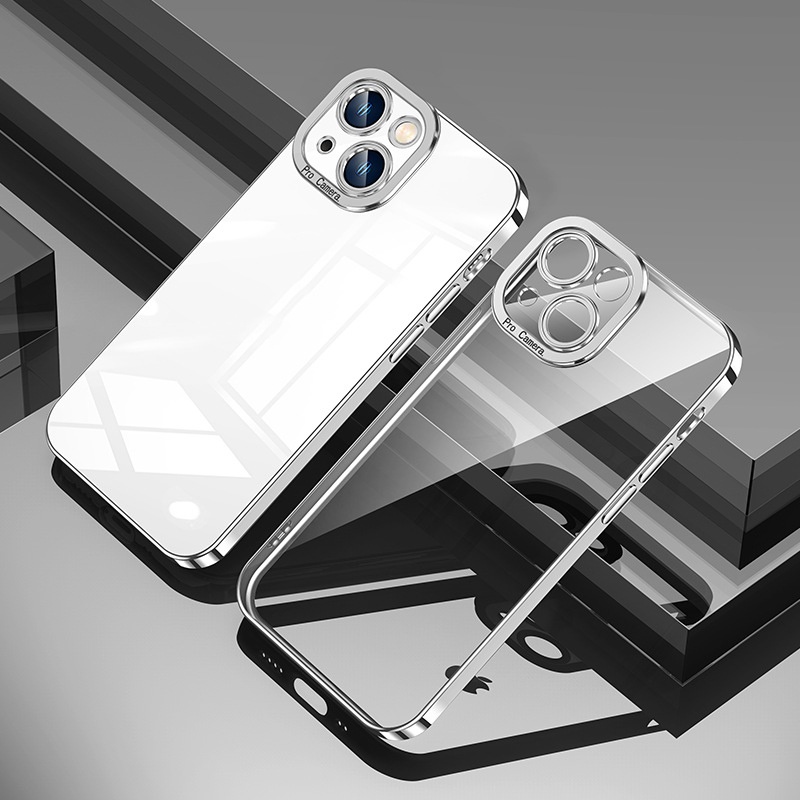 Chivel Shockproof Clear TPU Case – For IPhone 14 Plus, 13 Pro Max, 12, 11, XR, XS, 8, 7 – Slim Fit