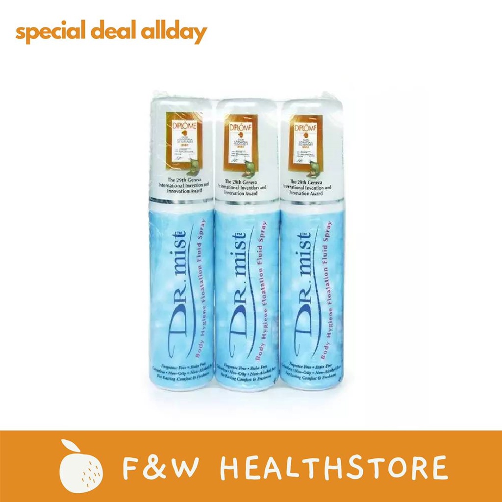 DR MIST BODY SPRAY 50ML (used effectively to kill body odor for up to 3