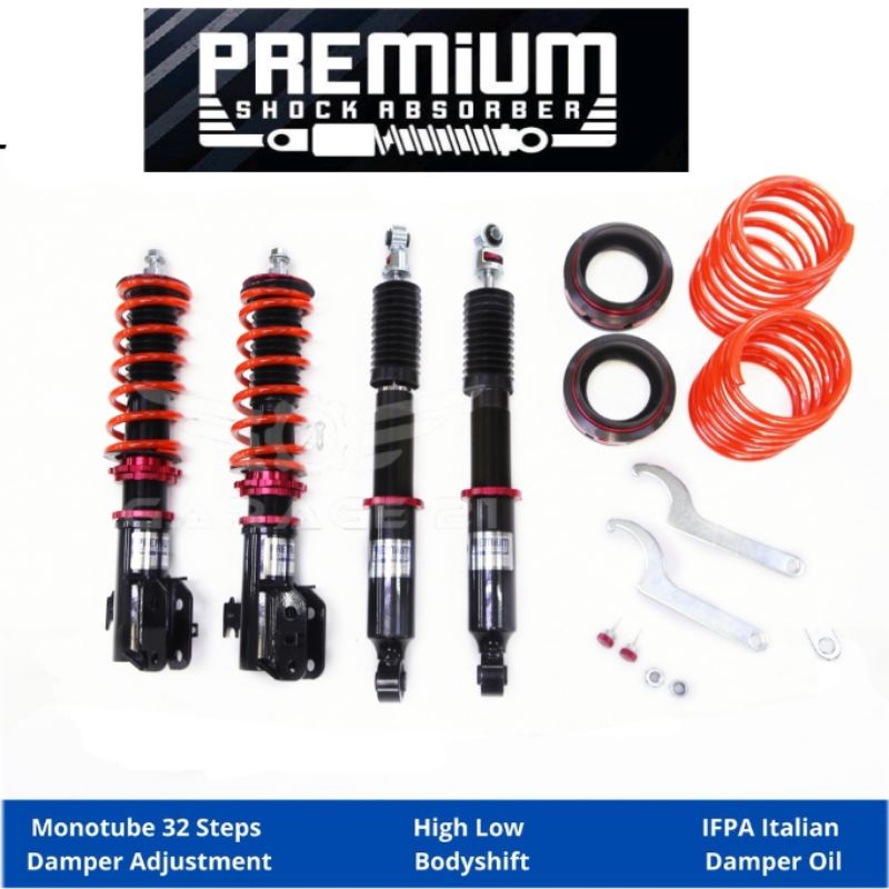 Honda HRV RU1 - PREMIUM P6 FULLY ADJUSTABLE COILOVER ABSROBER ...