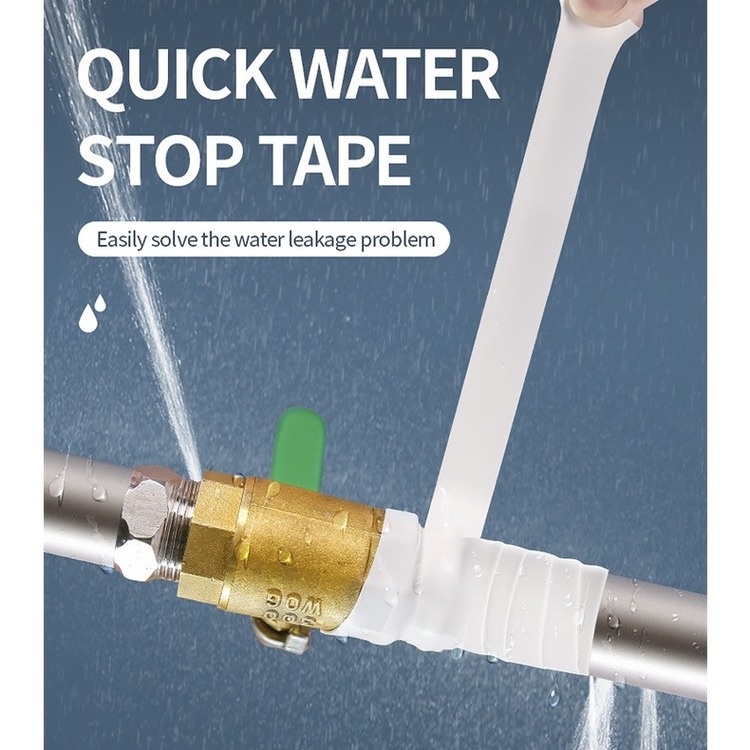Adhesive Tape Leaky Duct Tape Water Leakage Pipe Seal Repair Tape Fiber insulation Waterproof