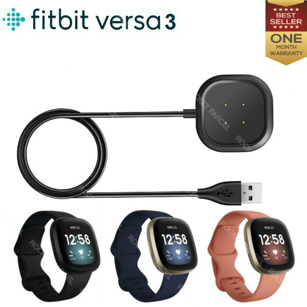 Fitbit Versa 4 Versa 3 Versa 2 Versa Sense Charge 5 Charge 4 Charge 3 Charge 2 USB Charging Data Cable