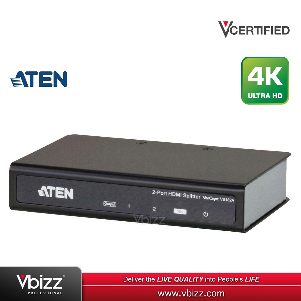 ATEN VS182A 2 Port 4K HDMI Splitter | Shopee Malaysia