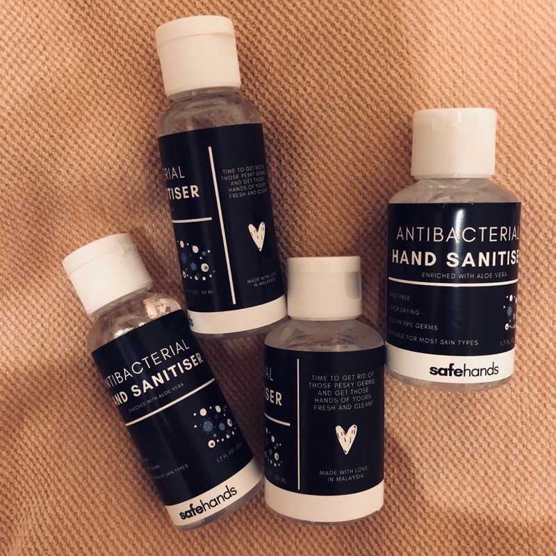 (READY STOCK) Safehands - Instant Antibacterial Hand Sanitiser 50ml ...