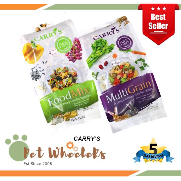 Carrys Food Mix Multi Grain Rabbit Hamster Food (800G) Shopee Malaysia