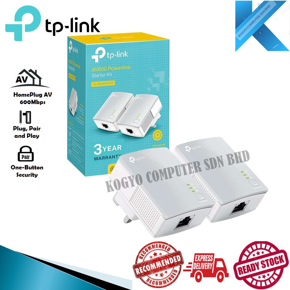 TPLINK AV600 PLCスターターキット TL-PA4010 KIT - ルーター