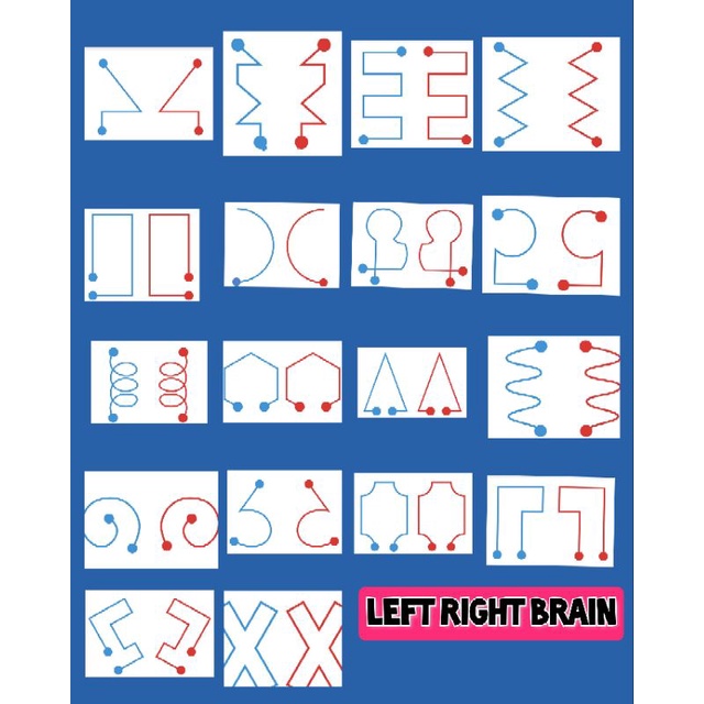 Left Right Brain左右脑训练 🌻[034][PDF]🌻 18 Pages🌻 Digital Download/Printable ...