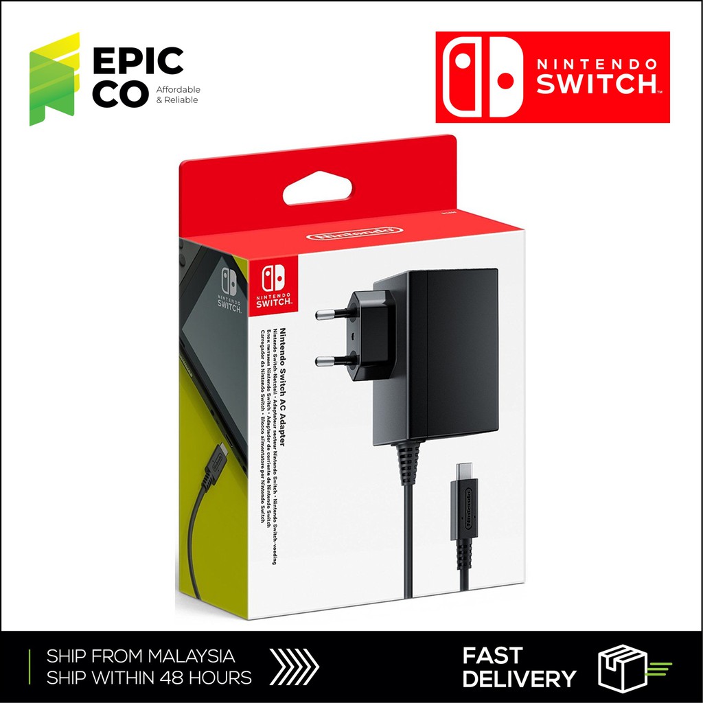 Nintendo Switch AC Adapter l Malaysia Pin l Original Product l Dock