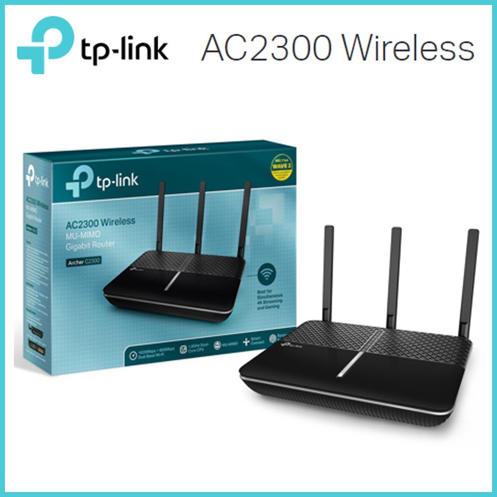 TP-LINK Archer C2300 Smart Wireless Dual Band Gigabit Wifi Router ...