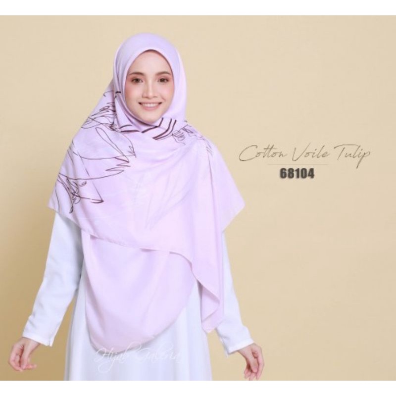 [HIJAB GALERIA]TUDUNG BAWAL COTTON VOILE LABUH BIDANG 60 HELWA,IRIS ...