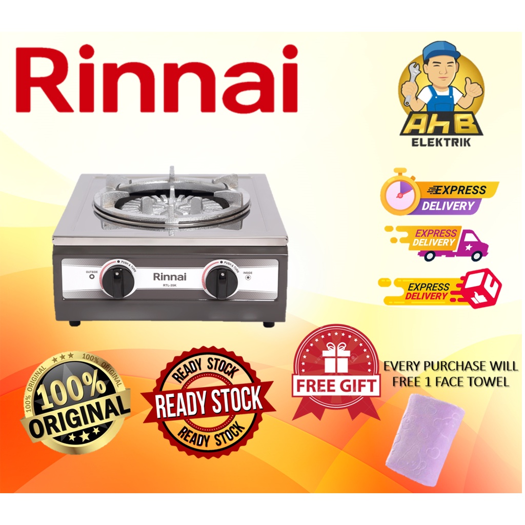 Rinnai RTL-35K Single Burner Stove Semi-Commercial Table Top Stove ...