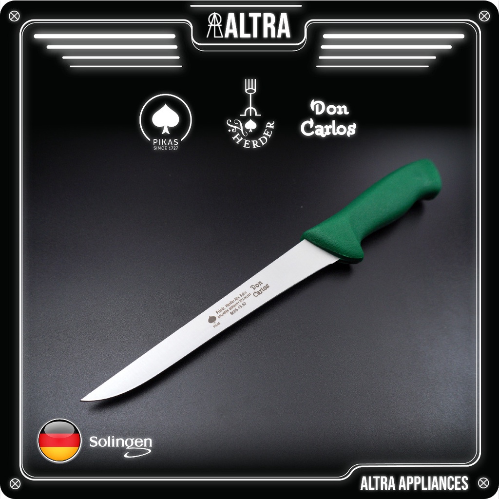 868515,50 F. Herder 6" Straight Boning Knife /Pisau Tulang Daging