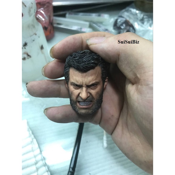 1/6 Scale Toys Wolverine - Logan Angry Face Head Sculpt | Shopee Malaysia