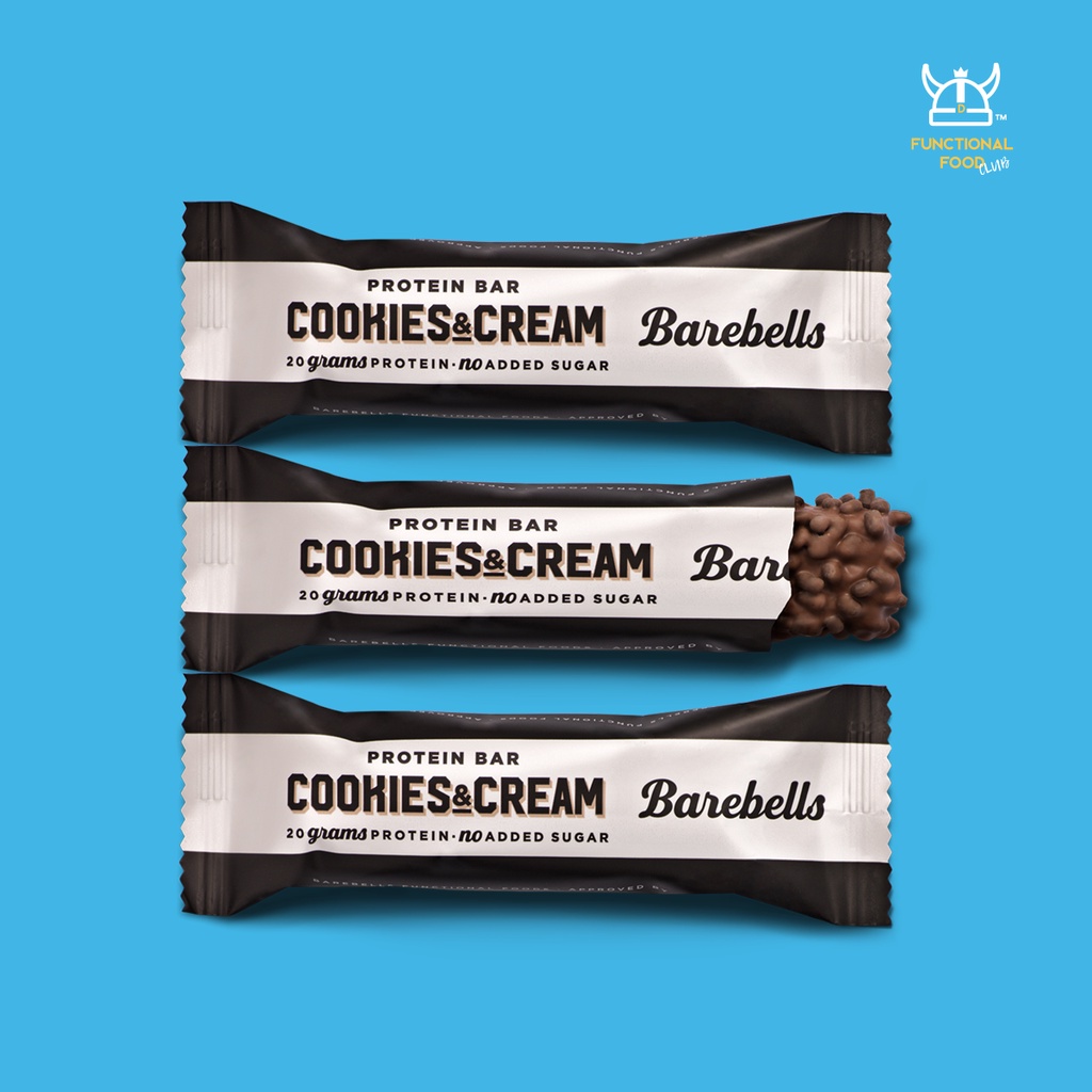 SWEDEN Protein Bar Barebells Protein Bars Cookies & Cream (3 Bars