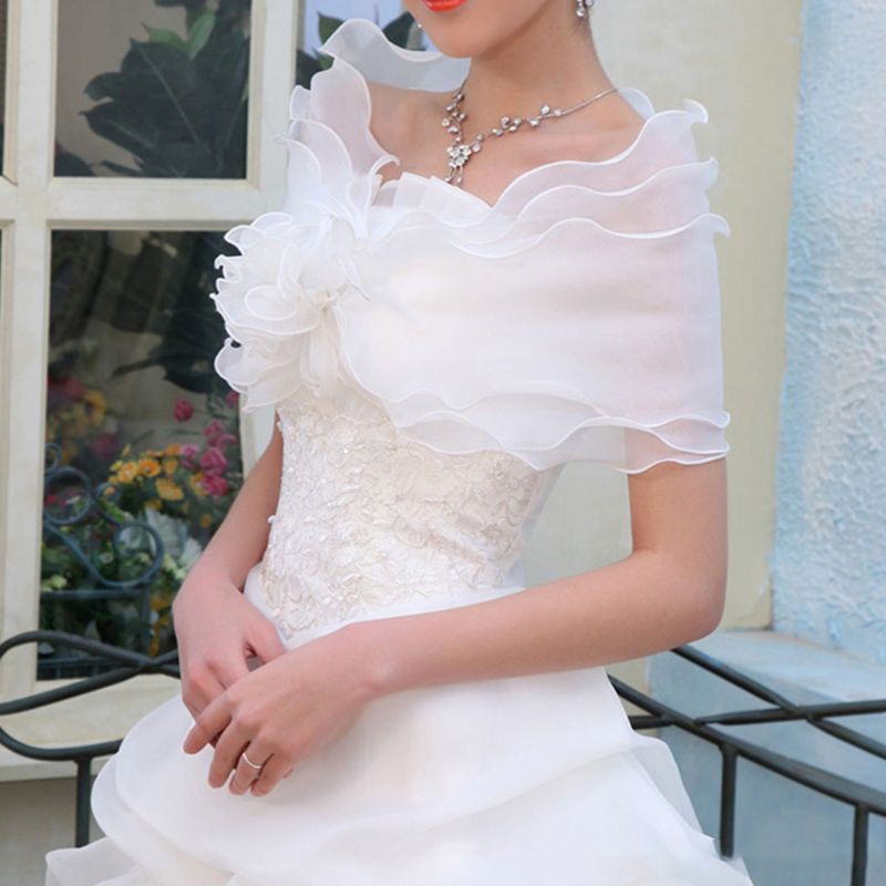 Tulle shawl outlet wedding