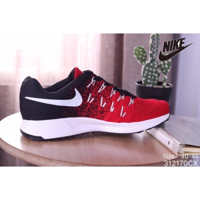 Nike 1 pegasus 33 black red running shoes sale
