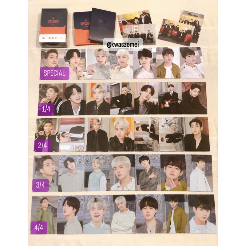 BTS PTD Permission to Dance Seoul mini pc set - variations: special ...