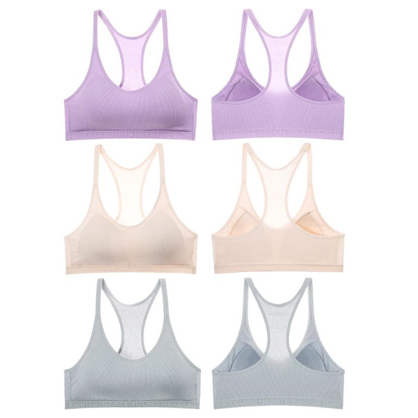Young Hearts Microfiber Rib Vest Sport Bra 运动内衣 | Shopee Malaysia