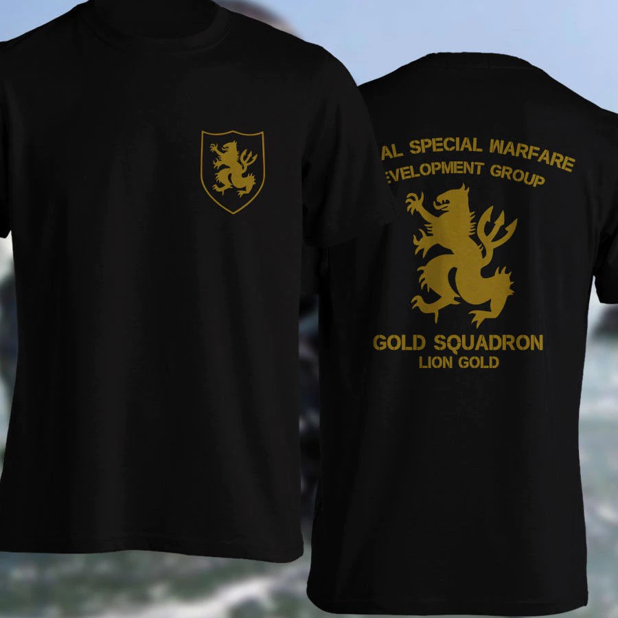 Classic Cotton Gold Squadron Us Army Special Force Lion Gold Nswdg ...