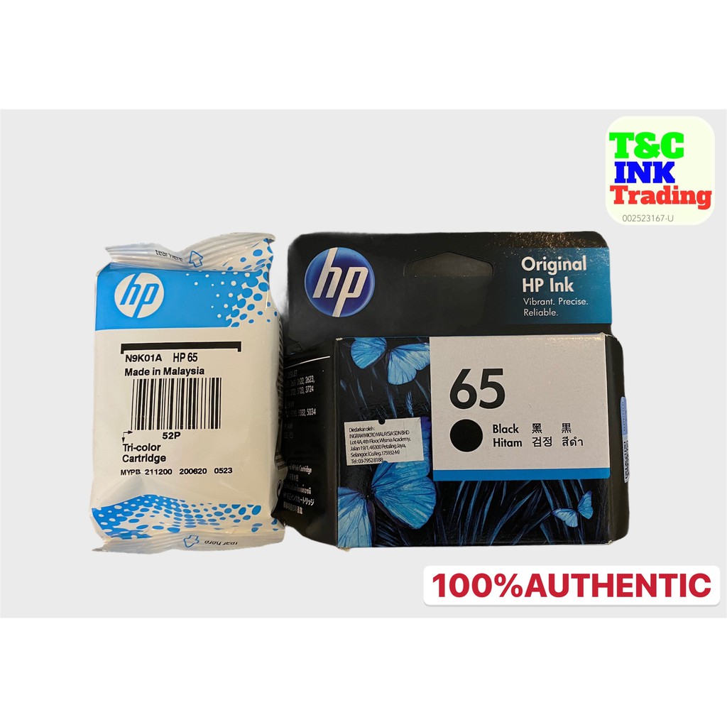 Original HP 65 Ink Cartridge | Shopee Malaysia