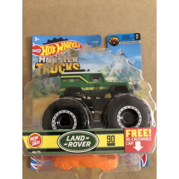 hot wheels - Monster Truck series (Land Rover, Spongebob squarepants ...