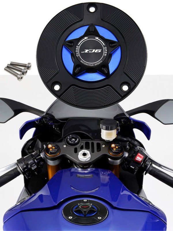 CNC Aluminum Keyless Motorcycle Accessories Fuel Gas Tank Cap Cover for