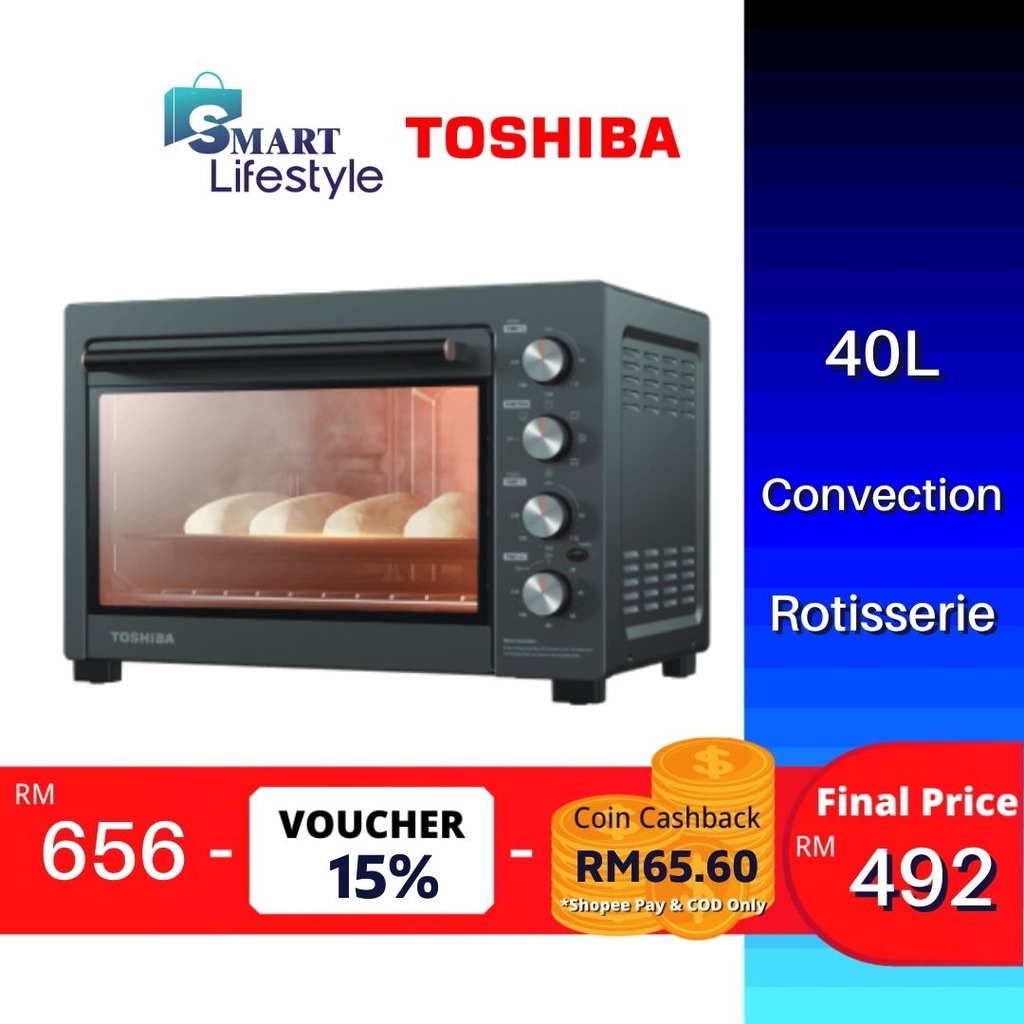 Toshiba Toaster Oven With Convection & Rotisserie Function (40L) TL