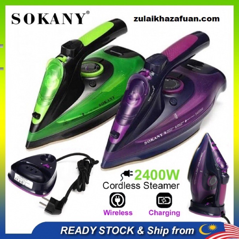 Sokany cordless shop steam iron