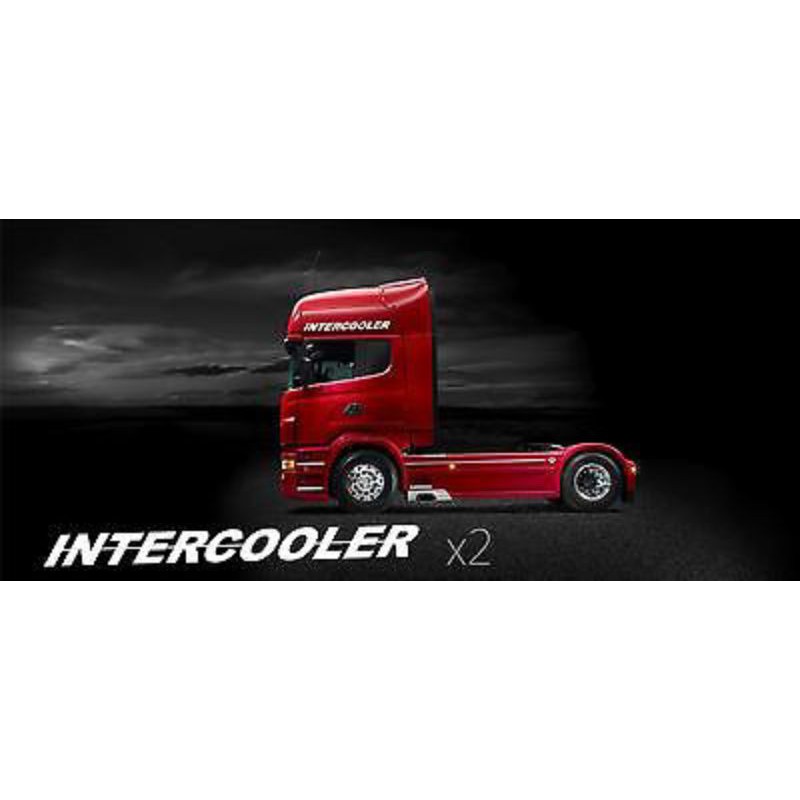Scania Intercooler stickers (pair) decal for lorry wagons cab side ...