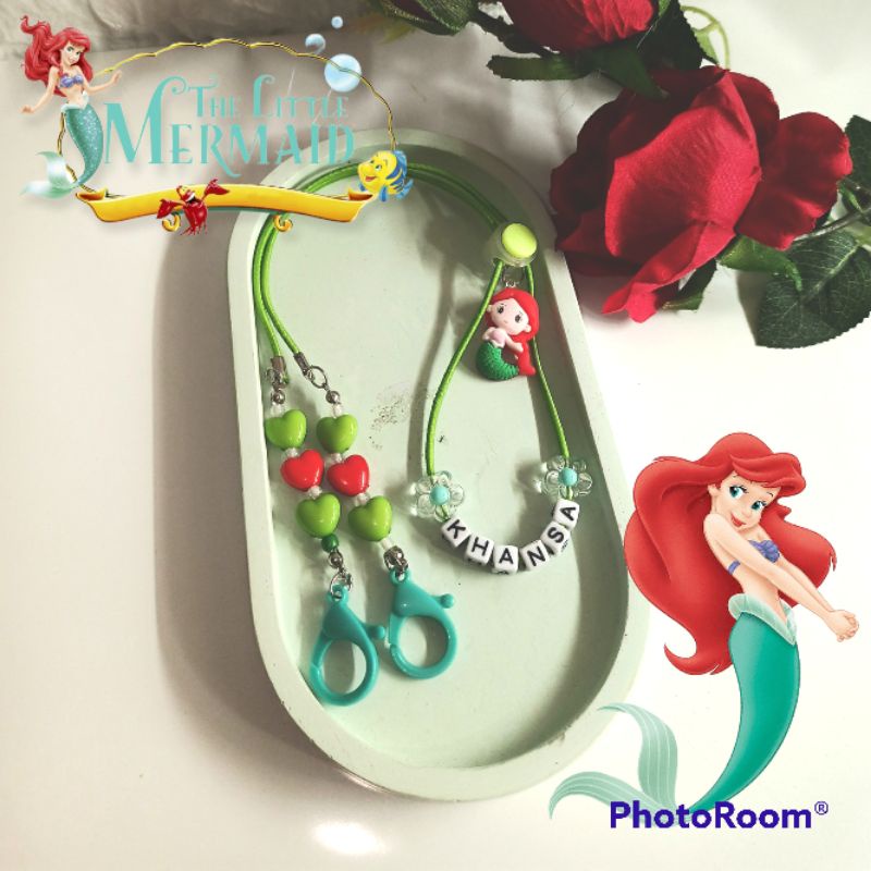 Ariel 2-in-1 mermaid children's mask strap NO PO | Shopee Malaysia