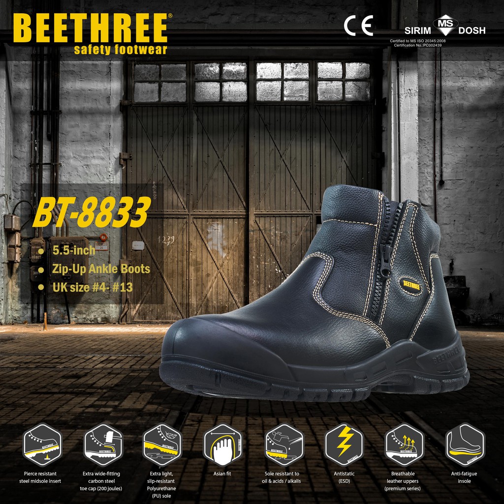 Beethree hotsell safety shoes