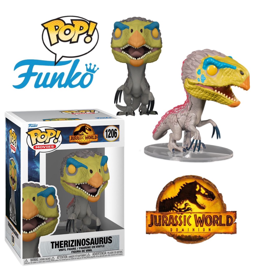 Funko Pop Vinyl Therizinosaurus 1206 Jurassic World Collectible ...