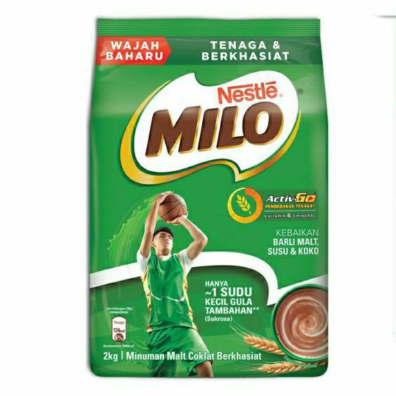 Nestle MILO Activ-Go Chocolate Malt Powder (2kg) | Shopee Malaysia