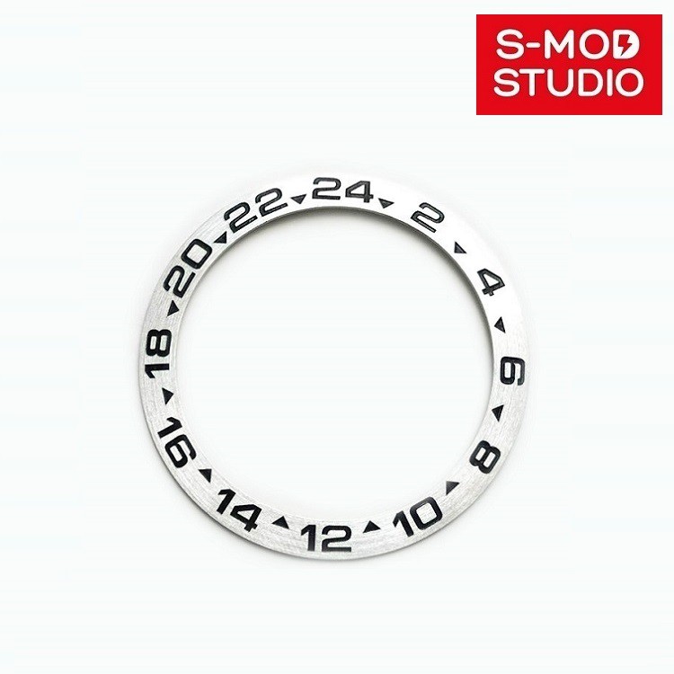 S MOD SKX007 Seiko 5 SRPD Stainless Steel Bezel Insert GMT Explorer Seiko Mod