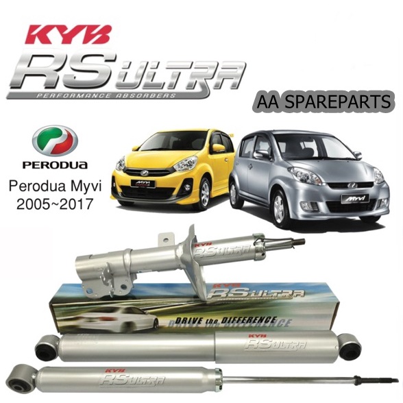 Perodua Myvi Old Model Rs Ultra Kyb Absober Gas Front Rear Rs Ultra Absorber