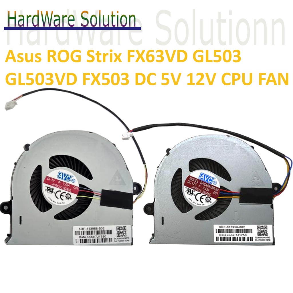 Ventilateur CPU De Remplacement Pour PC Portable ASUS ROG STRIX GL503VD / FX503VD - 10