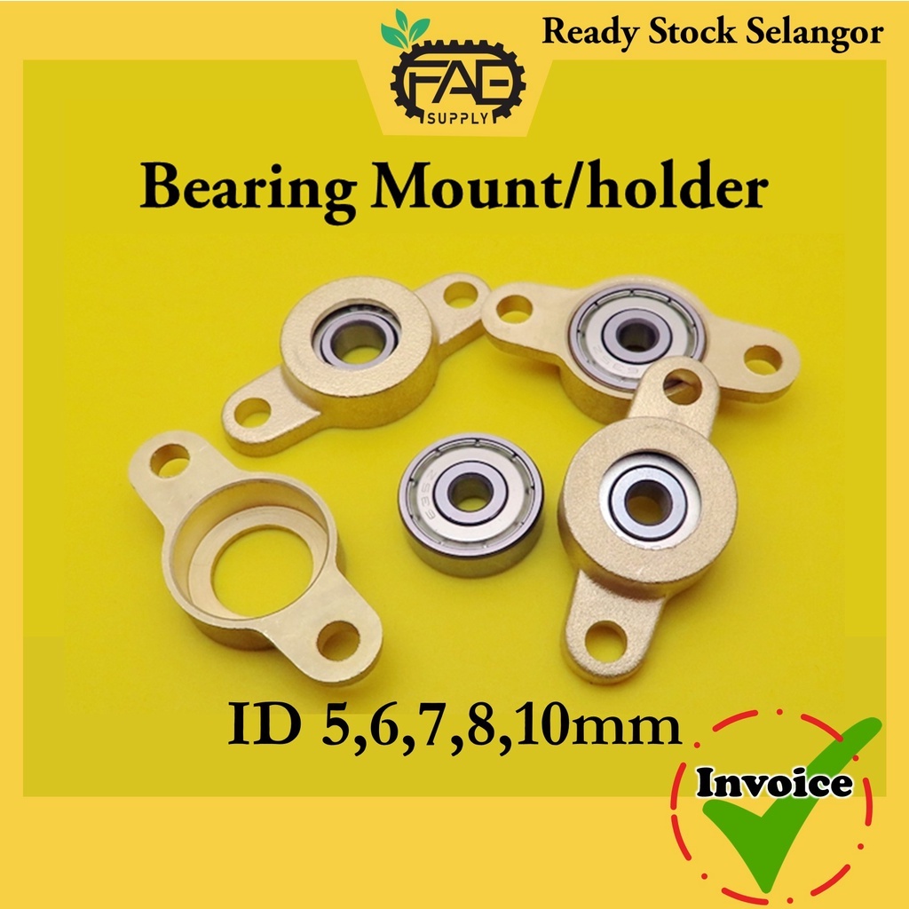 bearing mount base holder mini universal for 3D printer robotic parts