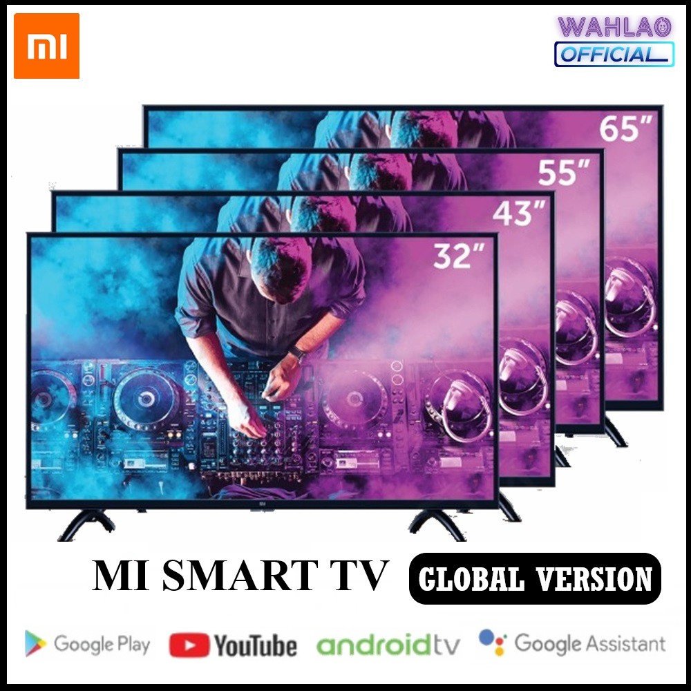Xiaomi Mi TV 32" / 43" / inch 1080p Smart Android TV Builtin TV Box