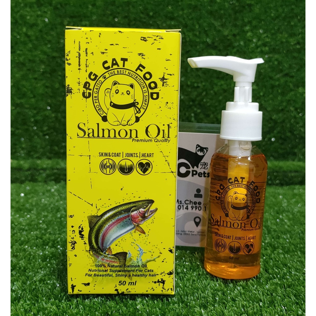 CC Pets Story Ready Stock CPG Salmon Oil for Cats 50ml. Dandruff, Skin