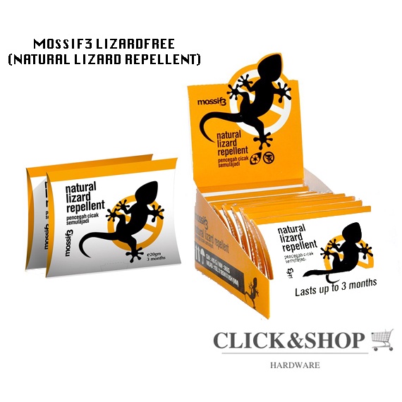 [READY STOCK] MOSSIF3 LIZARDFREE (NATURAL LIZARD REPELLENT) Shopee
