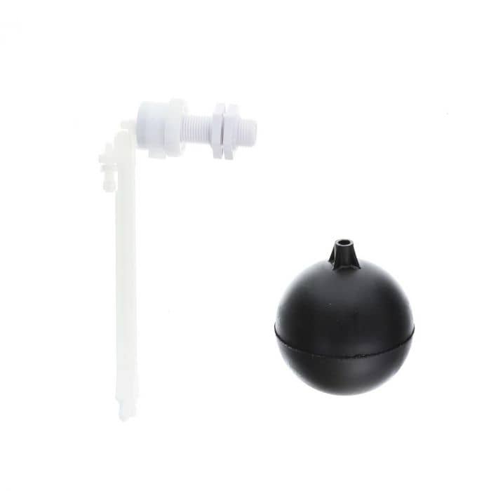 TECHPLAS 1/2 Inch x 7 Inch Toilet Bowl Tank PVC Float Valve Arm Cistern ...