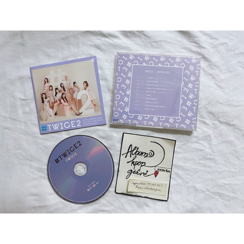 Twice Album Japan Twice 2 Has Opened Sealed, Including Cd And Mini ...