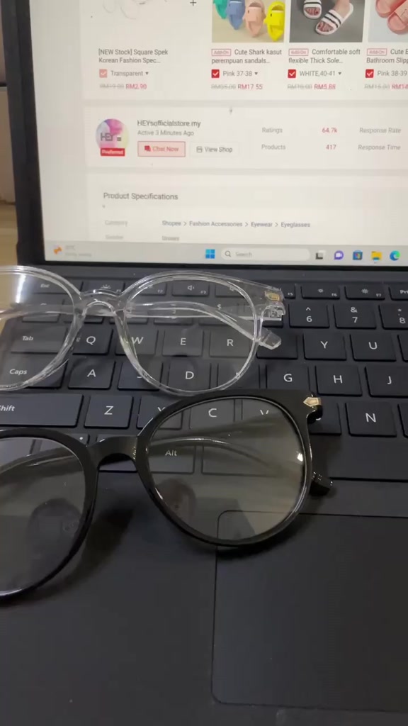 Ready Stock Spek Korean Fashion Spec Glasses transparent spectacles ...