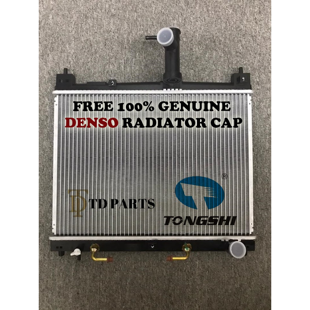 TONGSHI TOYOTA VIOS NCP42 RADIATOR TANGKI ASSY 16MM SINGLE LAYER FREE ...