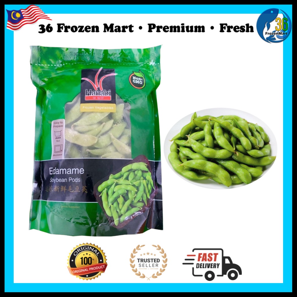 Hanabi Edamame Soybean Pods Frozen Food Shopee Malaysia
