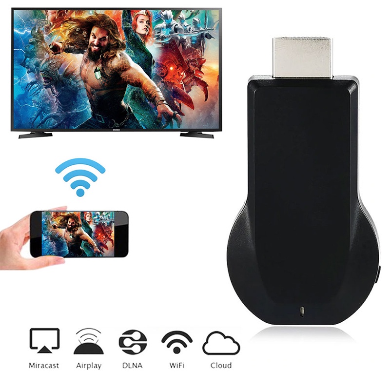 Miracast Wifi Display TV Dongle Wireless Receiver 1080P HDMI AirPlay DLNA  Share